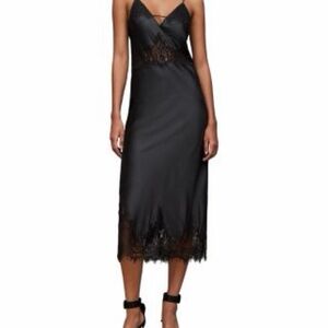 AllSaints Ophelia Slip Dress Silk Blend